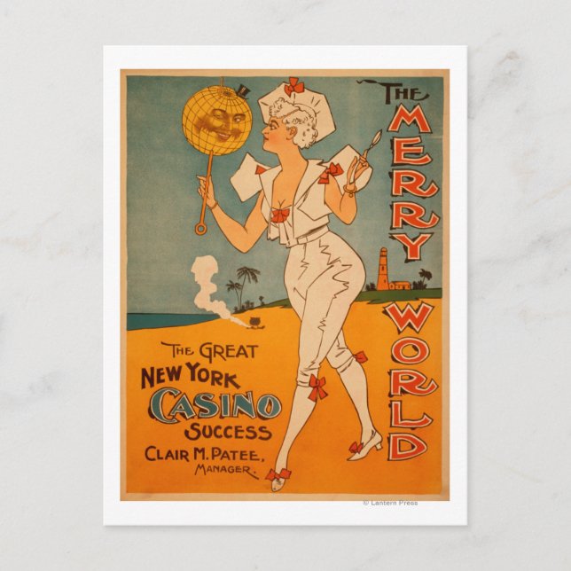 The Great New York Casino Success Theater Postkarte (Vorderseite)