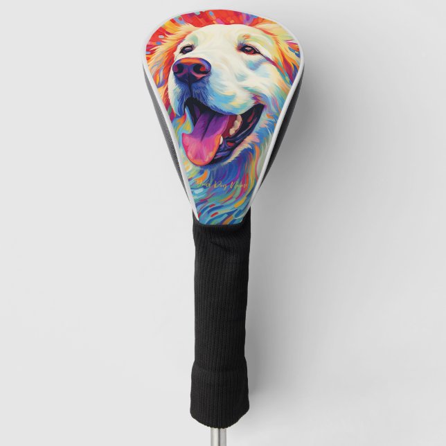 The Great Pyrenees Dog 005 - Zetton Ziana Golf Headcover (Vorderseite)