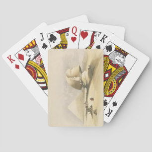 The Great Sphinx and the Pyramids of Giza, from "E Spielkarten