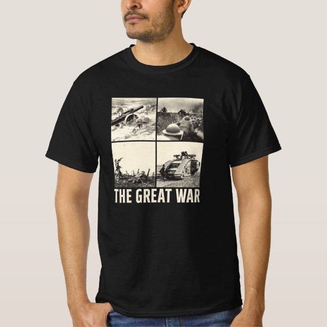 The Great War - WW1 Photos T-Shirt (Vorderseite)