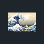 "The Great Wave"-Kopie von Hokusais ursprünglichem Leinwanddruck<br><div class="desc">"The Great Wave" Kopie von Hokusais Original c.1930 (Künstler unbekannt)</div>