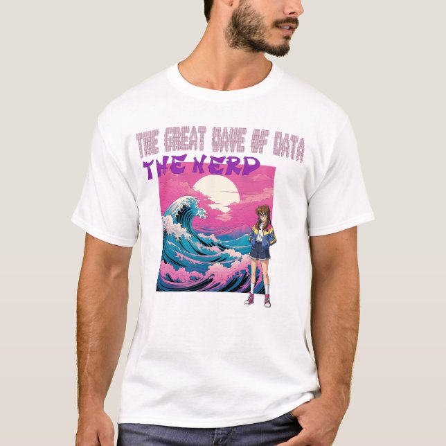 The Great Wave Of Data T-Shirt (Vorderseite)