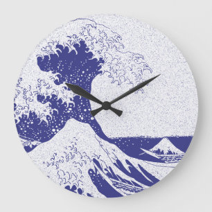 The Great Wave off Kanagawa (神奈川沖浪裏) Große Wanduhr