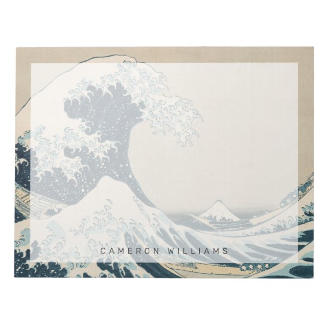 The Great Wave off Kanagawa Notizblock (Vorderseite)