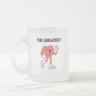 The Greatest Coffee Mug- Frosted Glass Mattglastasse