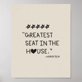 The Greatest seat in the house Poster
