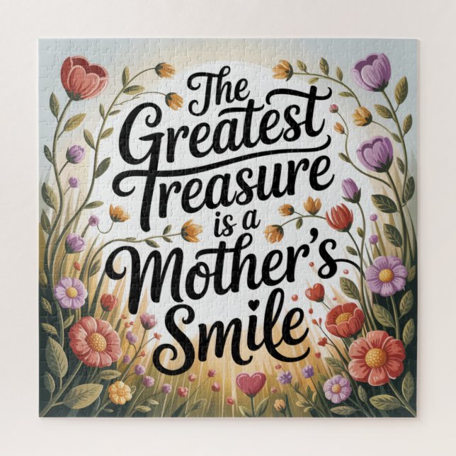 The Greatest Treasure Is A Mother's Smile (Vertikal)