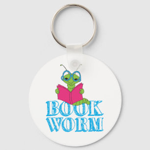 The Green Brilliant Cartoon Bookworm Book Worm Schlüsselanhänger