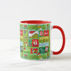 The Grinch   12 Days of Grinchmas Pattern Tasse