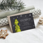 The Grinch Chalkboard 1st Birthday<br><div class="desc">Invite all your family and friends to your Grinch themed Birthday Party with these cute Dr. Seuss chalkboard invites. Personalize by adding all your party details.</div>