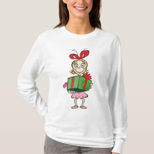 The Grinch   Cindy-Lou Who - Holding Present T-Shirt