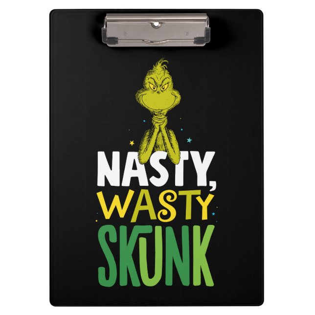 The Grinch | Nasty Wasty Skunk Klemmbrett (Vorderseite)
