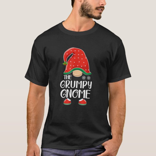The Grumpy Gnome Elf Matching Family Group Christm T-Shirt (Vorderseite)