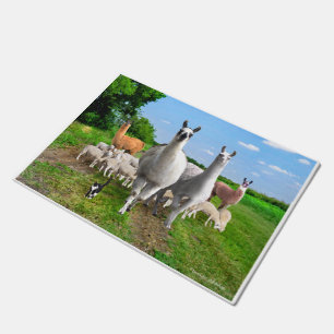 "The Guard Llamas" Fußmatte