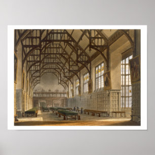 The Hall of Trinity Uni, Cambridge, from 'The Poster