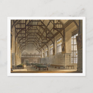 The Hall of Trinity Uni, Cambridge, from 'The Postkarte