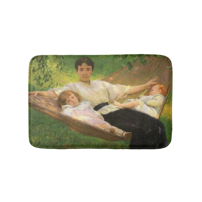 The Hammock (von Joseph DeCamp) Badematte (Vorderseite)