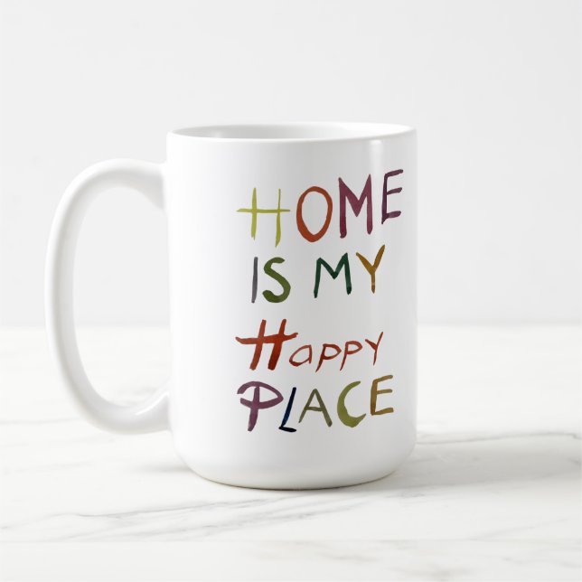 The Happy Introvert “Home Is My Happy Place” Kaffeetasse (Links)