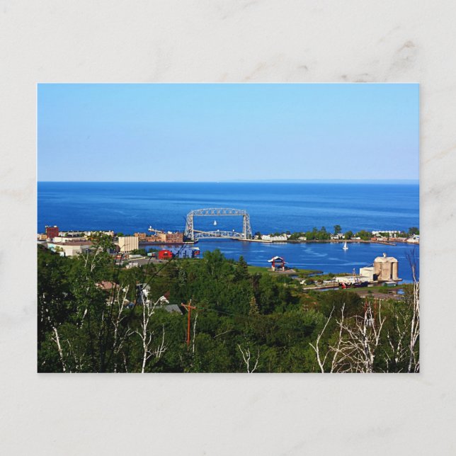 The Harbor from Skyline Postkarte (Vorderseite)