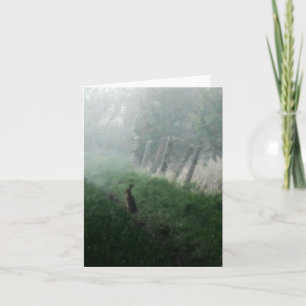 "The Hare I Saw in my Dream" Blank Card Dankeskarte