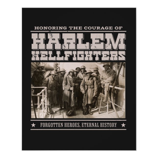The Harlem Hellfighters - WW1 Tribute Poster (Vorderseite)