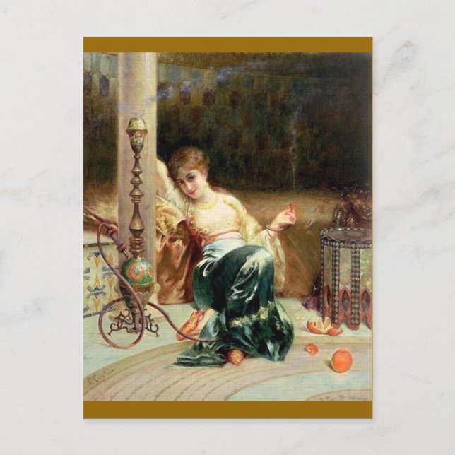 The Hashish Smoker - Emile Bernard Postkarte (Vorderseite)