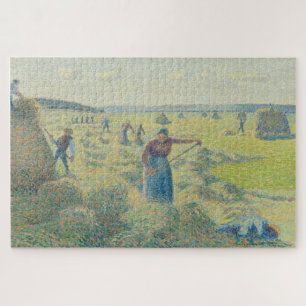 The Hay Harvest, Éragny, Camille Pissarro