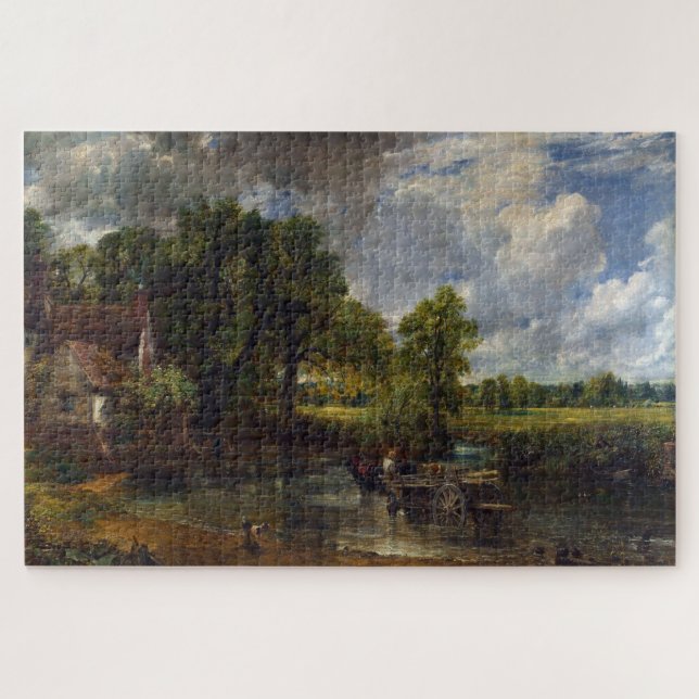 The Hay Wain (1821) von John Constable (Horizontal)