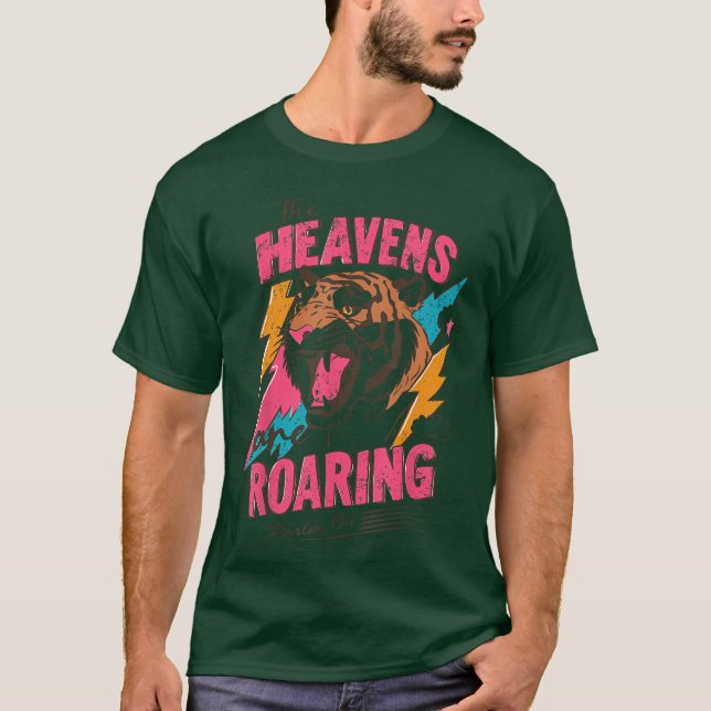 The Heavens are Roaring Psalm 191 Christian Faith  T-Shirt (Vorderseite)