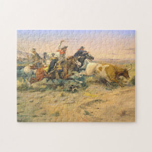 The Herd Quitter Cowboy Wranglers C Russell 1897