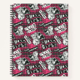 The Hex Girls Punk Karo-Muster Notizbuch