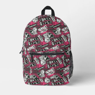 The Hex Girls Punk Karomuster Bedruckter Rucksack