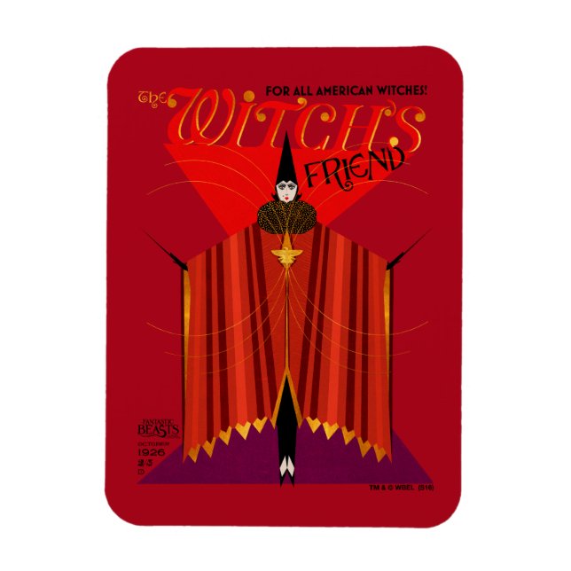 The Hexe's Friend October Magazine Magnet (Vertikal)