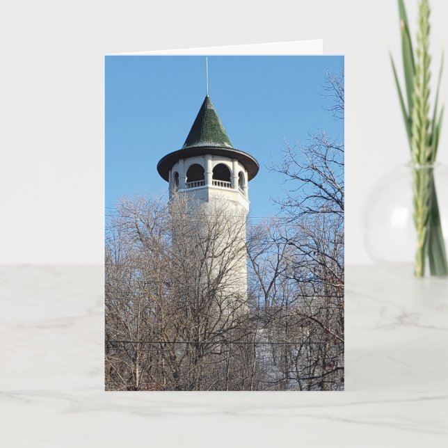 "The Hexe's Hat Tower" Hallowe’en card Karte (Vorderseite)