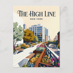 The High Line USA Postkarte