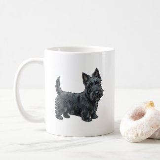The Highland Diehard – Scottish Terrier Spirit Art Kaffeetasse