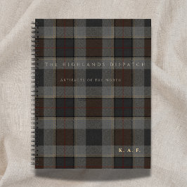 The Highlands Dispatch: Tartan-Feld Notizbuch
