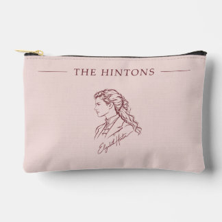 The Hintons Beth Burgundy auf Blush Zubehörtasche