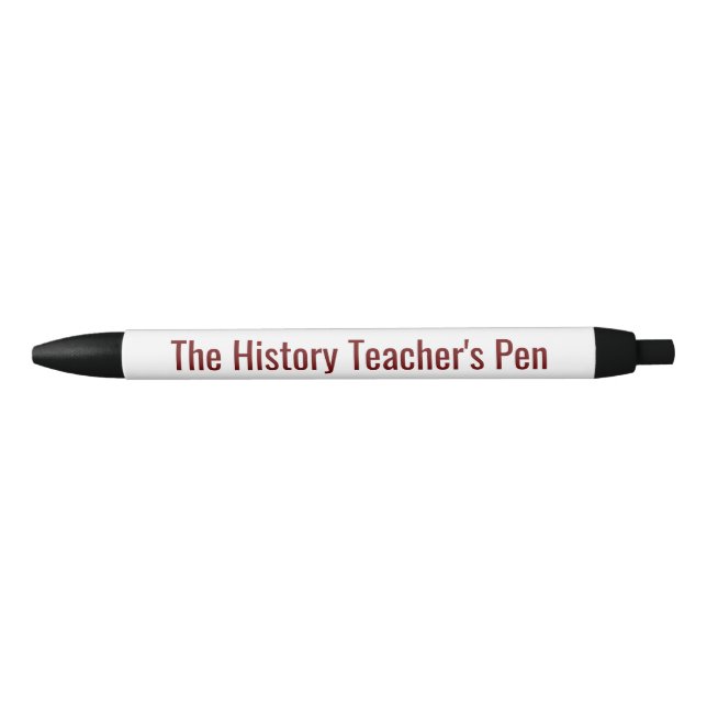 The History Teacher's Pen - Funny Teacher Gift Kugelschreiber (Vorderseite)