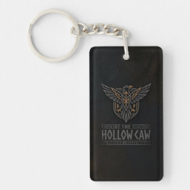 The Hollow Caw: Raven Rider Sigil - Premium Acryl Schlüsselanhänger