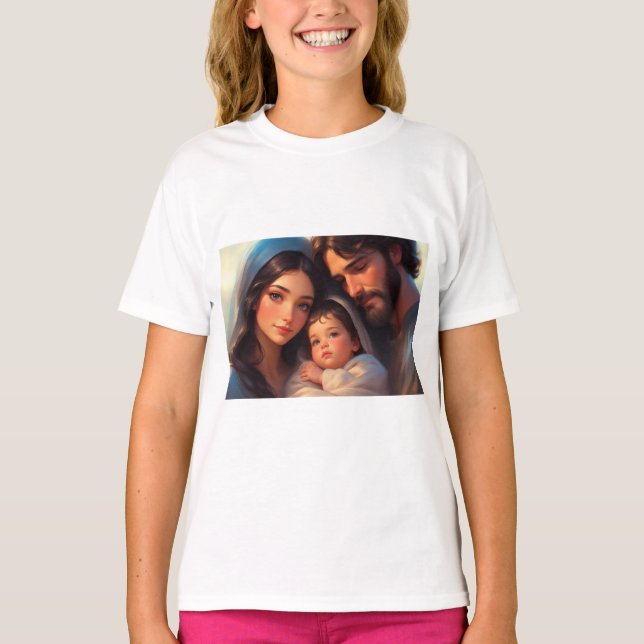 The Holy Family Girl's Tee Shirt (Vorderseite)