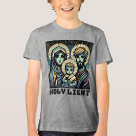 The Holy Family: Holy Light Tri-Blend Shirt