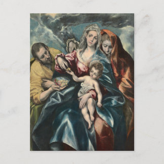 The Holy Family with Mary Magdalen by El Greco     Postkarte