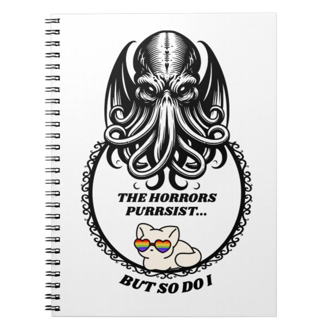 The Horrors PURRsist Spiral Foto Notebook Notizblock (Vorderseite)