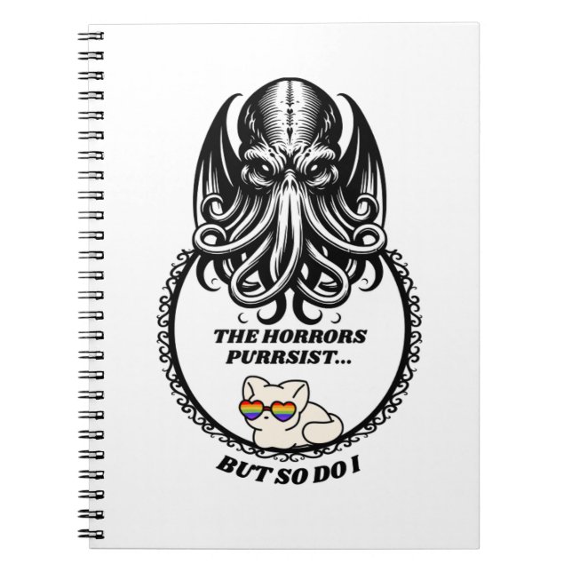 The Horrors PURRsist Spiral Foto Notebook Notizblock (Vorderseite)