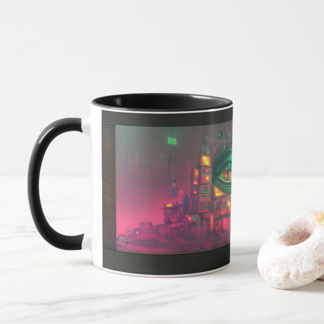 The house is unimpressed TAG MUG (Avec donut)