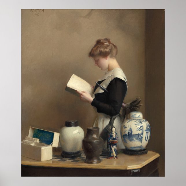 The House Maid - William M. Paxton Fine Art Poster (Vorne)