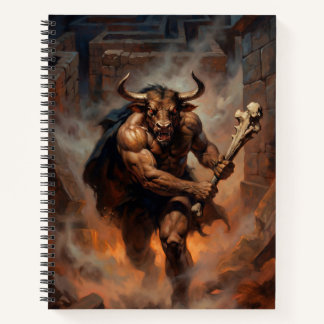 The Hulking Minotaur of the Labyrinth Notizbuch