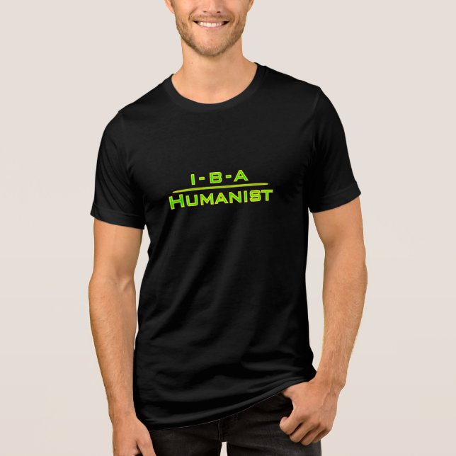 The Humanist Tri-Blend Shirt (Vorderseite)