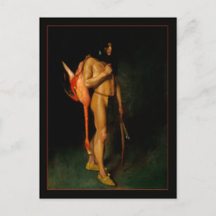 The Hunter von George de Forest Brush Fine Art Postkarte